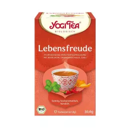YOGI TEA Sacos de filtro biológico Lebensfreude, 17X1,8 g
