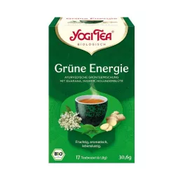 YOGI TEA Sacos de filtro de chá Green Energy, 17X1,8 g