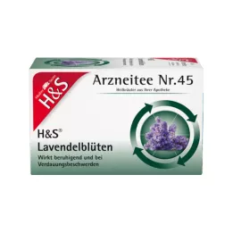 H&S Sacos de filtro de flores de lavanda, 20X1,0 g