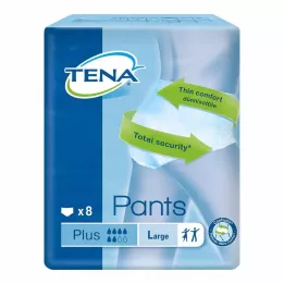 TENA PANTS calças descartáveis plus L ConfioFit, 8 peças