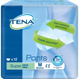 TENA PANTS calças descartáveis super M ConfioFit, 12 peças