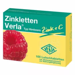 ZINKLETTEN Verla Raspberry Lozenges, 100 unidades