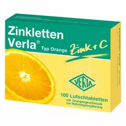 ZINKLETTEN Verla Orange Lozenges, 100 unidades
