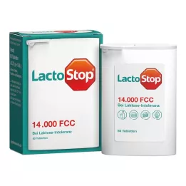 LACTOSTOP 14.000 FCC Dispensador de comprimidos, 80 unidades