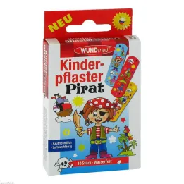 Pirata de gesso infantil, 10 peças