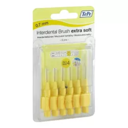 TEPE Escova interdental x-soft 0,7mm ISO 4 amarelas, 6 pcs