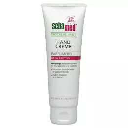 SEBAMED Creme para as mãos sem perfume para pele seca, ureia 5%, 75 ml