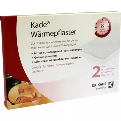 KADE Emplastros térmicos, 2 peças