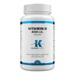 Cápsulas de vitamina D 400 UI, 60 unidades
