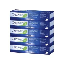 CALCIMED D3 600 mg/400 I.E. comprimidos efervescentes, 100 pcs