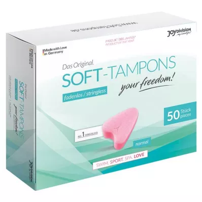SOFT TAMPONS normal, 50 peças