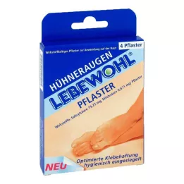 LEBEWOHL Gesso de milho normal, 4 peças