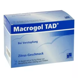 MACROGOL TAD Pó, 20 unidades