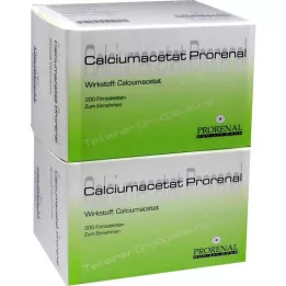 CALCIUMACETAT PRORENAL Comprimidos revestidos por película de 500 mg, 200 unidades
