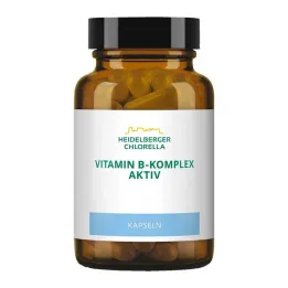 Cápsulas ativas do complexo de vitamina B, 60 peças