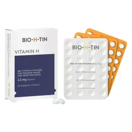 BIO-H-TIN Vitamina H 2,5 mg por 12 semanas comprimidos, 84 unidades