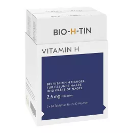BIO-H-TIN Vitamina H 2,5 mg por 2x12 semanas comprimidos, 2X84 pcs