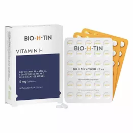 BIO-H-TIN Vitamina H 5 mg por 6 meses comprimidos, 90 unidades