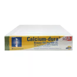 CALCIUM DURA Vit D3 efervescente 600 mg/400 UI, 120 unidades