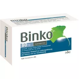 BINKO Comprimidos revestidos por película de 80 mg, 120 unidades