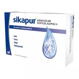 SIKAPUR Cápsulas de sílica softgel com biotina, 30 unidades