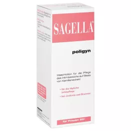 SAGELLA Loção de lavagem íntima poligyn para mulheres com mais de 50 anos, 100 ml