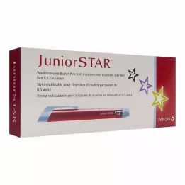JUNIORSTAR Dispositivo de injeção vermelho, 1 pc