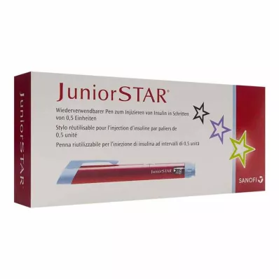 JUNIORSTAR Dispositivo de injeção vermelho, 1 pc