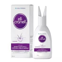 ELL-CRANELL Solução de 250 microgramas/ml para uso na cabeça, 100 ml