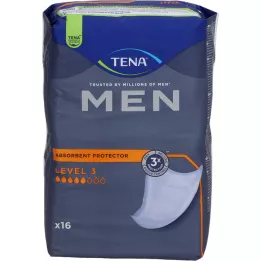TENA MEN Palmilhas nível 3, 16 peças