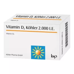 VITAMIN D3 KÖHLER Cápsulas de 2.000 UI, 120 unidades