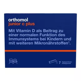 ORTHOMOL Junior C plus Granulado, 7 unidades