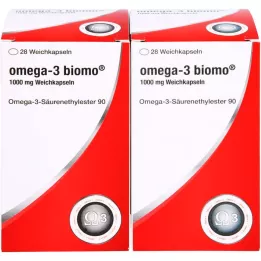 OMEGA-3 cápsulas moles de biomo 1.000 mg, 56 unidades