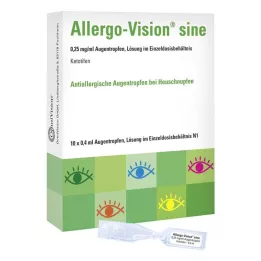 ALLERGO-VISION seno 0,25 mg/ml AT em recipiente unidose, 10X0,4 ml
