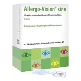 ALLERGO-VISION seno 0,25 mg/ml AT em recipiente unidose, 20X0,4 ml