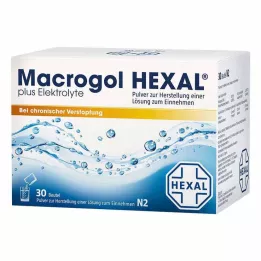 MACROGOL HEXAL mais eletrólitos Plv.z.H.e.L.z.E., 30 pcs