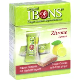 IBONS Lemon Ginger Chews Caixa Original, 60 g