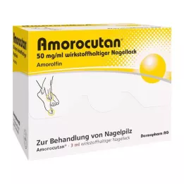 AMOROCUTAN Esmalte medicamentoso 50 mg/ml, 3 ml