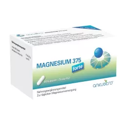 MAGNESIUM 375 cápsulas fortes 60 unidades cápsulas, 60 unidades