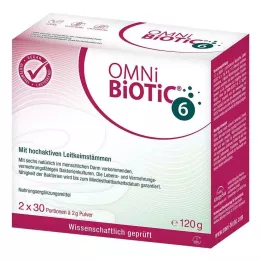 OMNI BiOTiC 6 Pó Pacote Duplo, 2X60 g