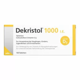 DEKRISTOL Comprimidos de 1.000 UI, 100 unidades