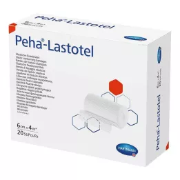 PEHA-LASTOTEL Bandagem de fixação 6 cm x 4 m, 20 unidades