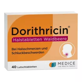 DORITHRICIN Pastilhas para a garganta Wild Berry, 40 unidades