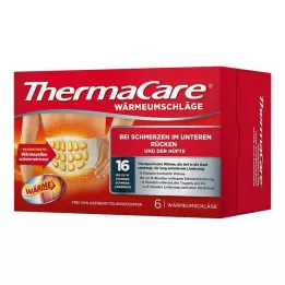 THERMACARE Compressas nas costas S-XL para alívio da dor, 6 peças