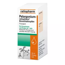 PELARGONIUM-RATIOPHARM Gotas brônquicas, 20 ml