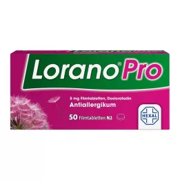 LORANOPRO Comprimidos revestidos por película de 5 mg, 50 unidades