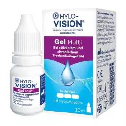 HYLO-VISION Gel multi colírio, 10 ml