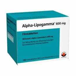 ALPHA-LIPOGAMMA Comprimidos revestidos por película de 600 mg, 100 unidades