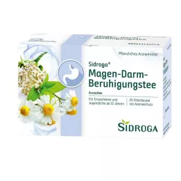SIDROGA Sacos de filtro para chá calmante gastrointestinal, 20X2,0 g
