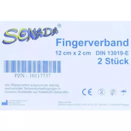 SENADA Bandagem de dedo 2x12 cm, 2 peças
